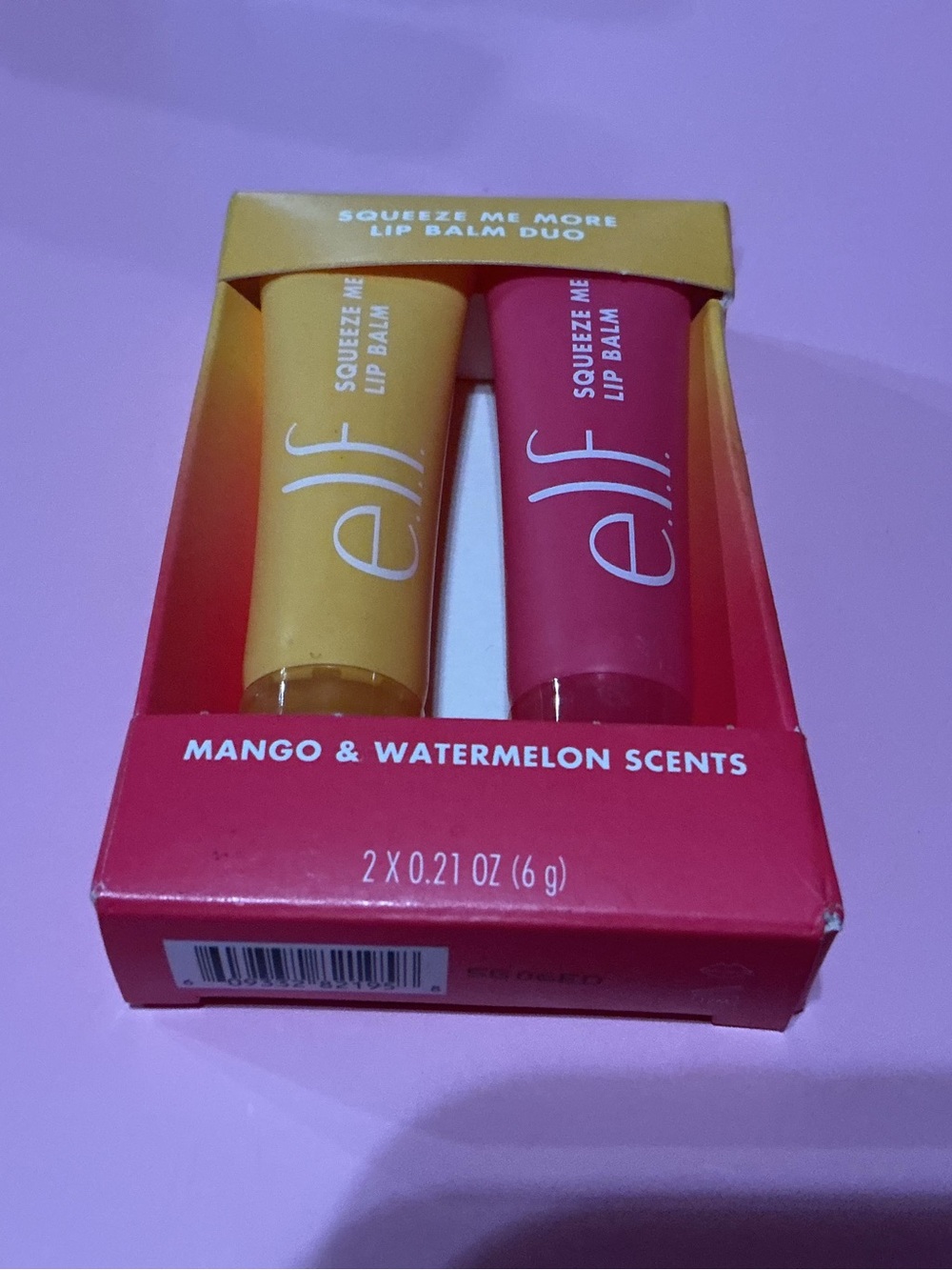 e.l.f. Squeeze Me More Lip Balm Duo - mango & watermelon